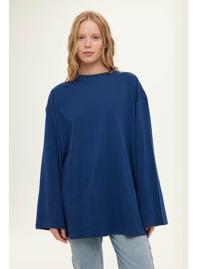 Manuka Wide Sleeve Oversized Indigo - Image 3